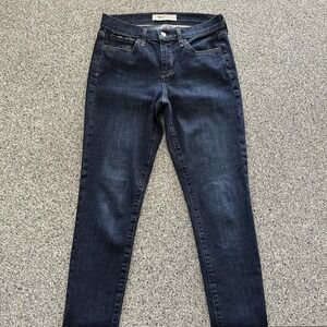 Gap 1969 Jean Women's 27 R True Skinny‎ Stretch Denim Dark Wash Mid Rise